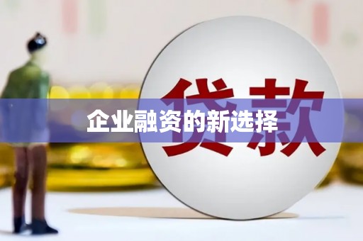 斗六企业融资的新选择