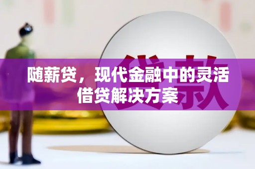 斗六随薪贷，现代金融中的灵活借贷解决方案