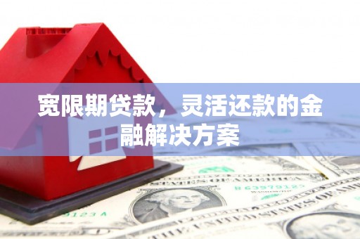 斗六宽限期贷款，灵活还款的金融解决方案