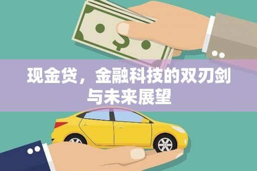 斗六现金贷，金融科技的双刃剑与未来展望