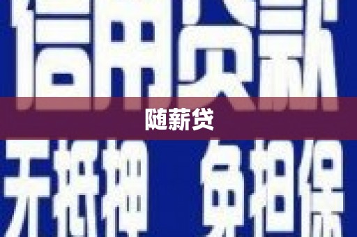 斗六随薪贷
