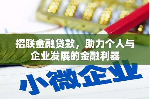 斗六招联金融贷款，助力个人与企业发展的金融利器