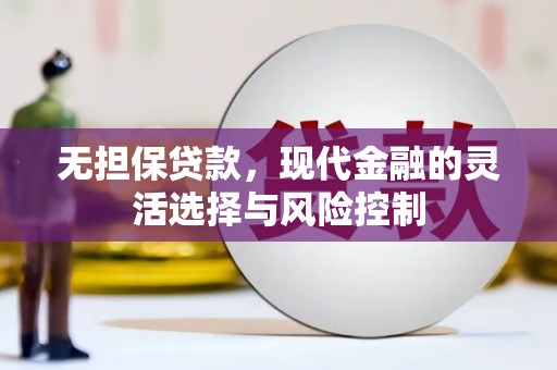 斗六无担保贷款，现代金融的灵活选择与风险控制