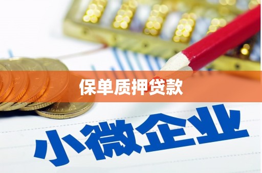 斗六保单质押贷款