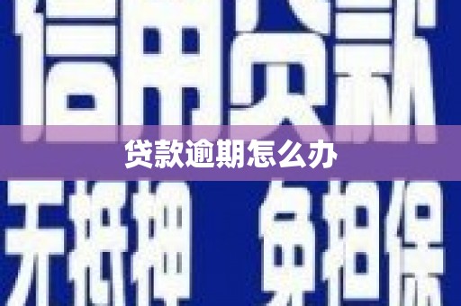 斗六贷款逾期怎么办