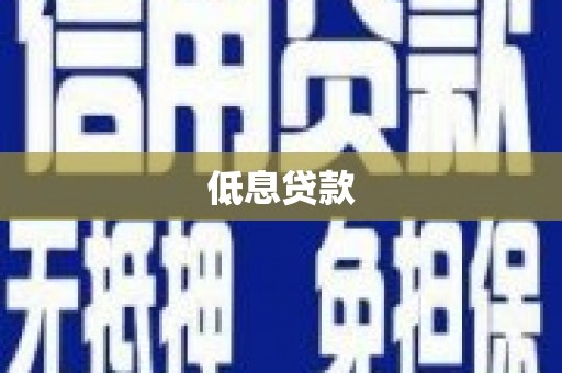 斗六低息贷款