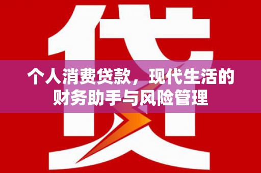 斗六个人消费贷款，现代生活的财务助手与风险管理