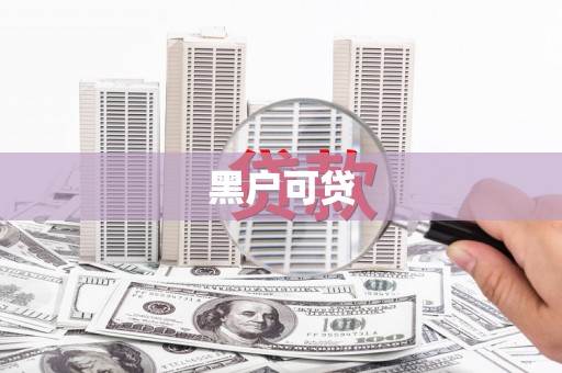 斗六黑户可贷